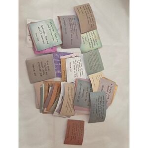 Lot of 60 Inspirational Bible Verse Scripture Stickers Mixed Colors